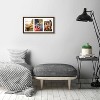 Americanflat 8x16 Collage Picture Frame with Three 5x7 Displays in Walnut- Composite Wood with Shatter Resistant Glass Wall - 4 of 4