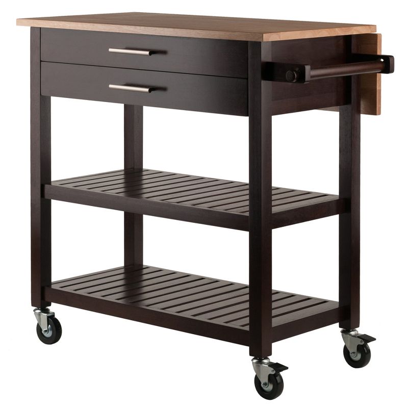 Langdon Kitchen Cart Cappuccino - Winsome, 1 of 18