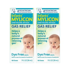 Mylicon Baby Colic Treatment Dye Free Drops 1 fl oz + Infants Gas Relief Drops 0.5 fl oz - 1 of 1