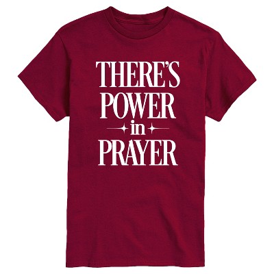Men's - Instant Message - There's Power In Prayer Short Sleeve Graphic T-Shirt