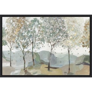 Amanti Art Breezy Landscape I by Allison Pearce Framed Canvas Wall Art - 1 of 4