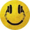 Men's Design By Humans music smile By arttypemachine T-Shirt - 2 of 4