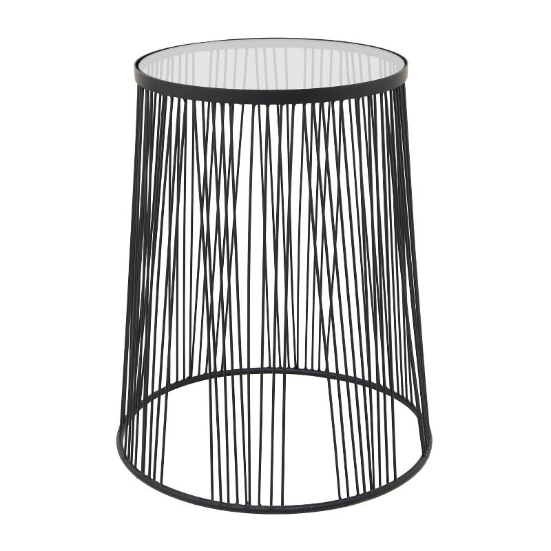 Contemporary Metal Accent Table Light Black - Olivia &#38; May, 4 of 8