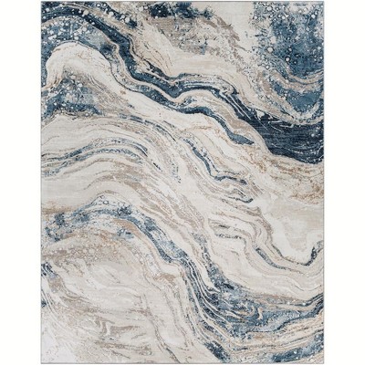 Mark & Day Earlton 7'10"x10' Rectangle Woven Indoor Area Rugs Beige: Geometric, Stain-Resistant, Modern Decor