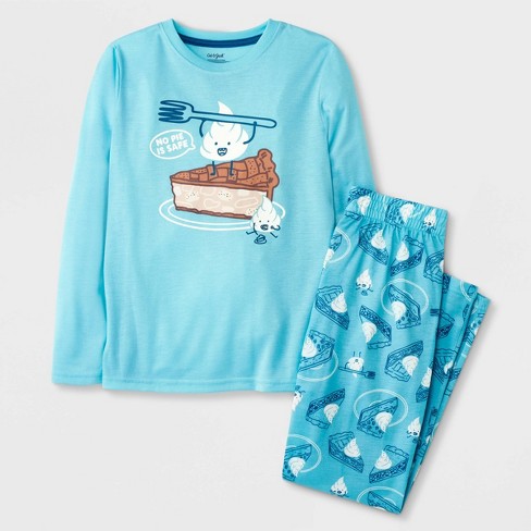 Boys' 2pc Long Sleeve Pajama Set - Cat & Jack™ Blue XL