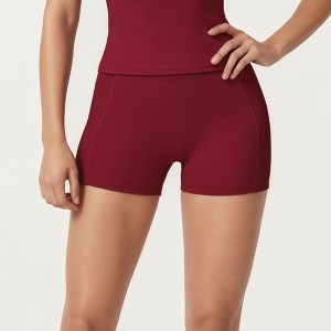 Anna-Kaci Active Women's High Waist Stretch Fit Athletic Shorts with Smooth Seam Detailing and Supportive Fabric - 1 of 4