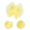 Unique Bargains Women's Cute Flowers Bow Hair Clips Light Yellow 8 Pcs - 3 of 3