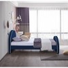 Meridian Furniture,Brody Velvet Bed - 4 of 4