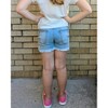 Girl's Crochet Lace Side Shorts - Lucky & Blessed - 4 of 4