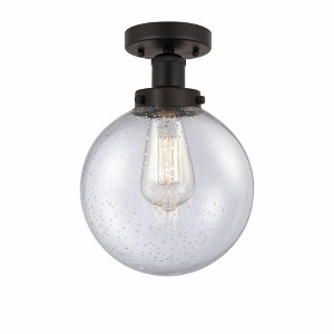 Beacon - 1 Light Semi-Flush Mount In Industrial Style-8.25 Inches Tall and 6.5 Inches Wide - 1 of 1