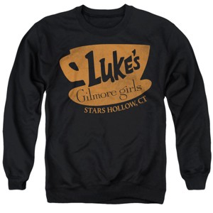 Gilmore Girls Luke's Coffee Logo Adult Crewneck Sweatshirt - 1 of 4