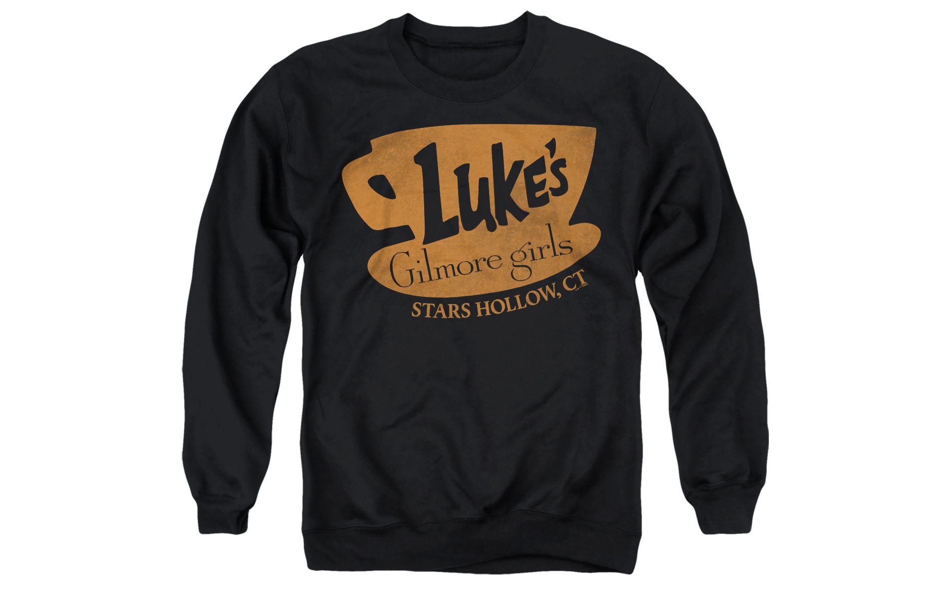 Gilmore Girls Luke's Coffee Logo Adult Crewneck Sweatshirt