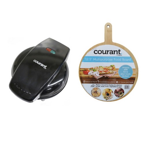 Courant Mini Donut Maker, Personal Griddle & Waffle Maker 