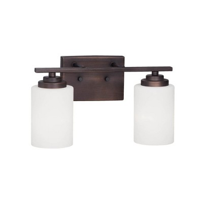 Millennium Lighting Durham 2 - Light Vanity in  Rubbed Bronze