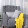 PiccoCasa Woven Striped Lumbar Throw Decors Rectangle Pillow Case 2 Packs - 2 of 4