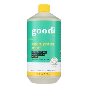 Alaffia Good Soap Eucalyptus Mint Nourishing Hand Soap Refill - 32 fz - 1 of 4