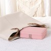 Unique Bargains Travel Small Portable PU Leather Storage Display Holder Jewelry Box for Women Girls Birthday Gifts - 4 of 4