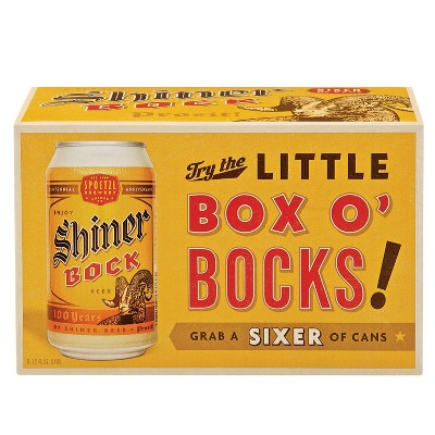 Shiner Bock Beer - 6pk/12 fl oz Cans