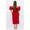 Women's Plus Size DRESS ELYSE - Tango Red | CITY CHIC - 3 of 4