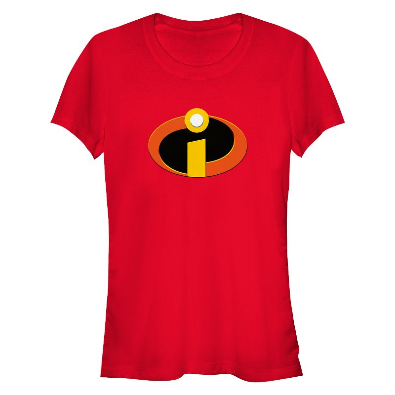 Juniors Womens The Incredibles Classic Logo T-Shirt, 1 of 4