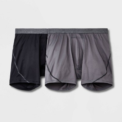 Men's Turbodry 2pk Underwear - All In Motion™ Black/gray : Target