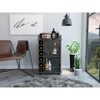 VYNXARIA Dukat Bar Cart,Two Shelves, Six Built-in Wine Rack, Four Casters for Garden, Dining Room,Espresso - 2 of 4