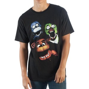 Seven Times Six Five Nights at Freddy's T-Shirt Men's Chica Fazbear and Bonnie Tee - 1 of 4