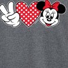 Men's - Disney - Peace Love Minnie Long Sleeve Graphic T-Shirt - 2 of 4