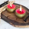 Darware Metallic Gold Candle Tins 12pk; European Style Containers for Storage, Parties, Weddings, Jewelry, Candy and Tea Stash - 4 of 4