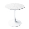 NicBex 31.5" Octagon/Hexagon Coffee Table Space Saving Corner Accent Modern MDF Top & Metal Legs for Small Spaces - 3 of 4