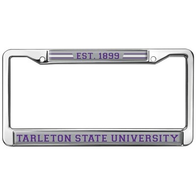 Tarleton State University School Logo Full Size Standard License Plate Metal Frame