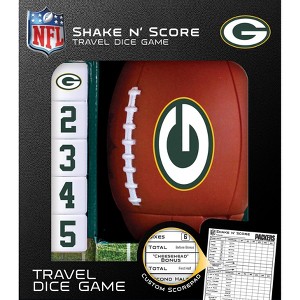 MasterPieces Officially Licensed NFL Green Bay Packers Shake N' Score Dice Game for Age 6 and Up - 1 of 4