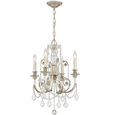 Crystorama Lighting Regis 4 - Light Chandelier in  Olde Silver
