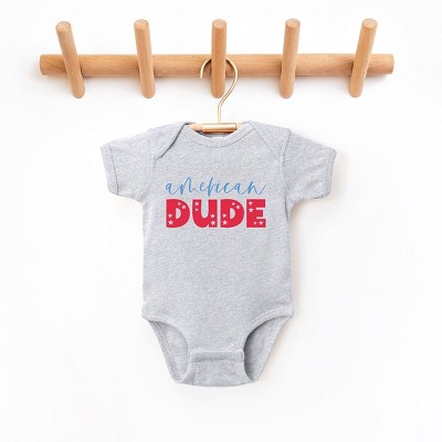 The Juniper Shop American Dude Pastel Baby Bodysuit