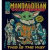 Men's Star Wars: The Mandalorian Grogu Retro Comic Book Cover T-Shirt - 2 of 4