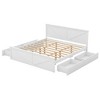 TIRAMISUBEST Queen/King Size Wooden Platform Bed with 4 Storage Drawers and Support Legs, Modern Bed Frame with Headboard and Footboard - 4 of 4