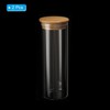 Unique Bargains Kitchen Food Storage Glass Jar with Airtight Bamboo Lid 2 Pcs - 3 of 4