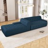 U_Style Modern Large L-Shaped Modular Sofa, Minimalist Style, 2-Piece Set with Free Combinations, Suitable for Living Rooms, Apartments, and Lounges - 3 of 4