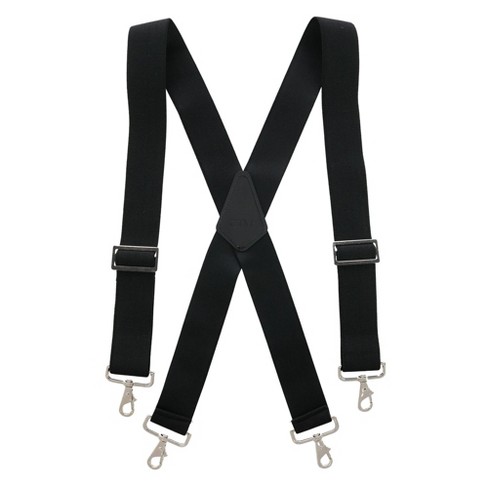 Ctm Men's Industrial Terry Logger Suspenders With Metal Swivel Hook ...