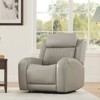 Spruce & Spring Leather Dual-Motor Power Lay Flat Recliner with Power Headrest - 2 of 4