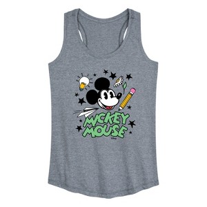 Women's - Disney - Mickey Mouse Graphic Racerback Tank - 1 of 4