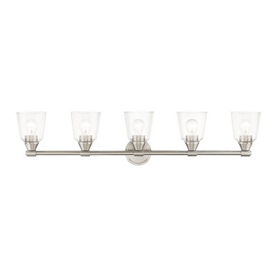 Livex Lighting Catania 5 - Light Vanity in  Brushed Nickel
