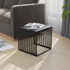 LeisureMod Cisco Square Side Table in Steel - 2 of 4