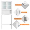 Yaheetech Modern Free-Standing Over-the-Toilet Storage with Cabinet and Shelf for Bathroom - image 4 of 4