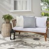 Mina Victory Aloha Solid Reversible 20" x 20" Indoor Outdoor Throw Pillow - 2 of 4