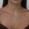 Delicate Heart Pendant Necklace, 14K Gold Plated Dainty Chain, Gift for Women - 2 of 4