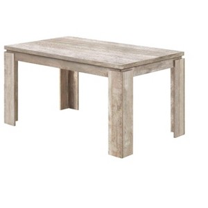 Monarch Specialties Dining Table 60" Rectangular Kitchen Dining Room Beige Laminate Contemporary Modern - 1 of 4