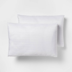 Standard/Queen Firm/Extra Firm Machine Washable Overfilled Plush Bed Pillow - Room Essentials™ - 1 of 4