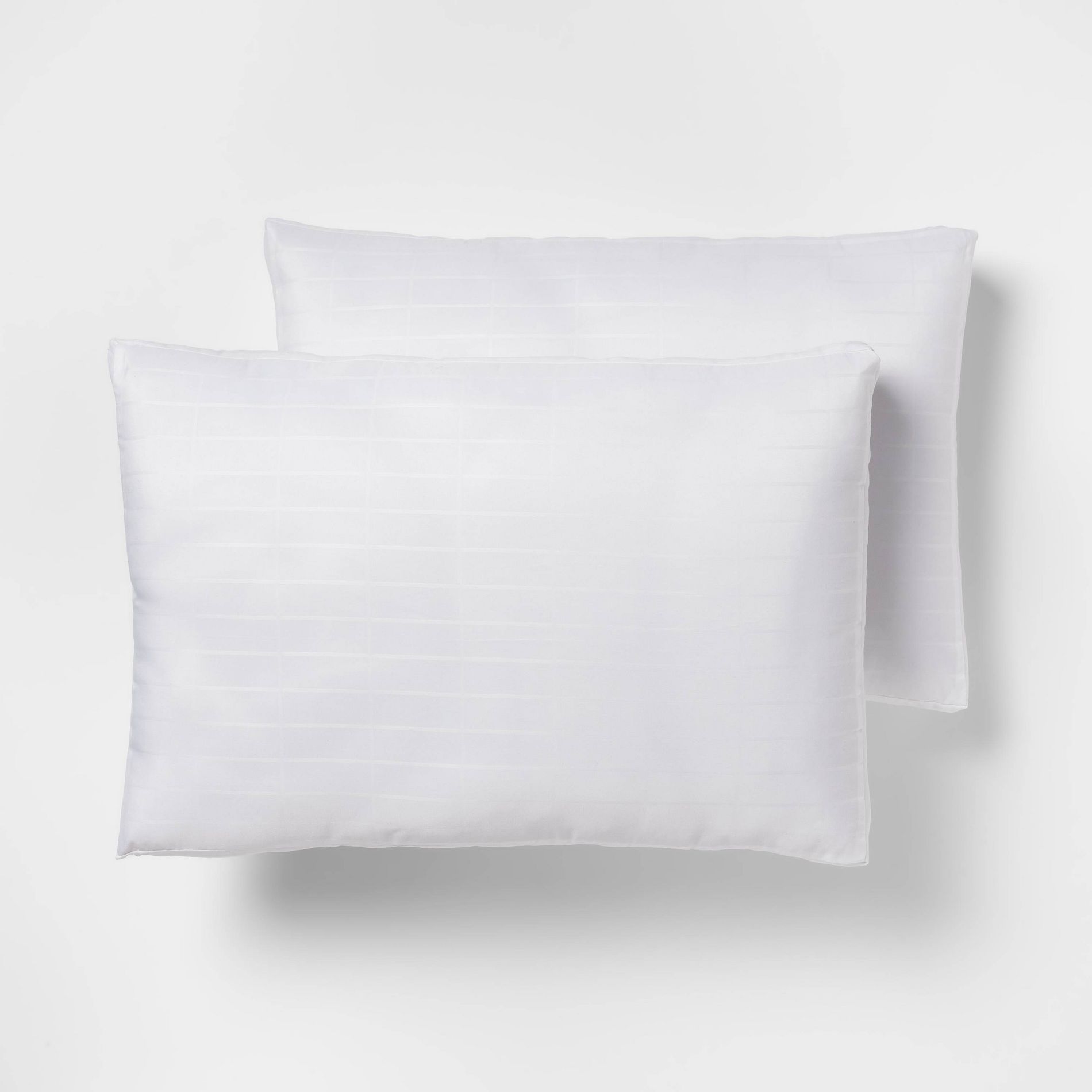 Standard/Queen Firm/Extra Firm 2pk Machine Washable Overfilled Plush Bed Pillow - Room Essentials™