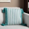 18" Sullivans Woven White & Seafoam Pillow  Multicolor - 3 of 3